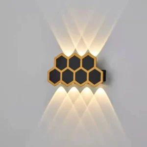 batman style outdoor wall facade light