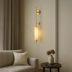 elaris marble wall light