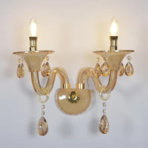 classic amber wall light