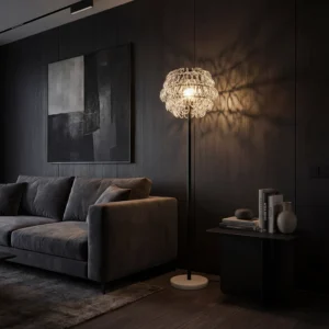 diamond frost crystal floor lamp