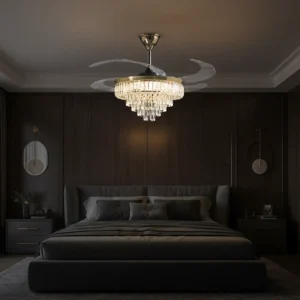 glacia luxe ceiling fan with remote control