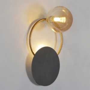 golden pirate wall light