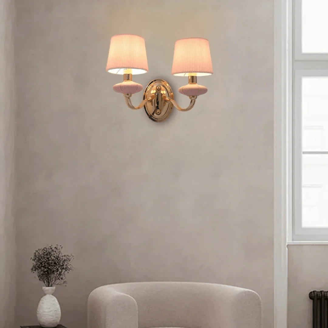 rosy glow wall light