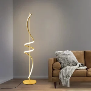 solstice swirl floor lamp