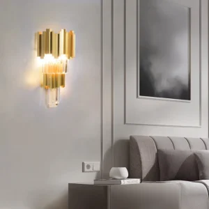 vida golden mamba wall light
