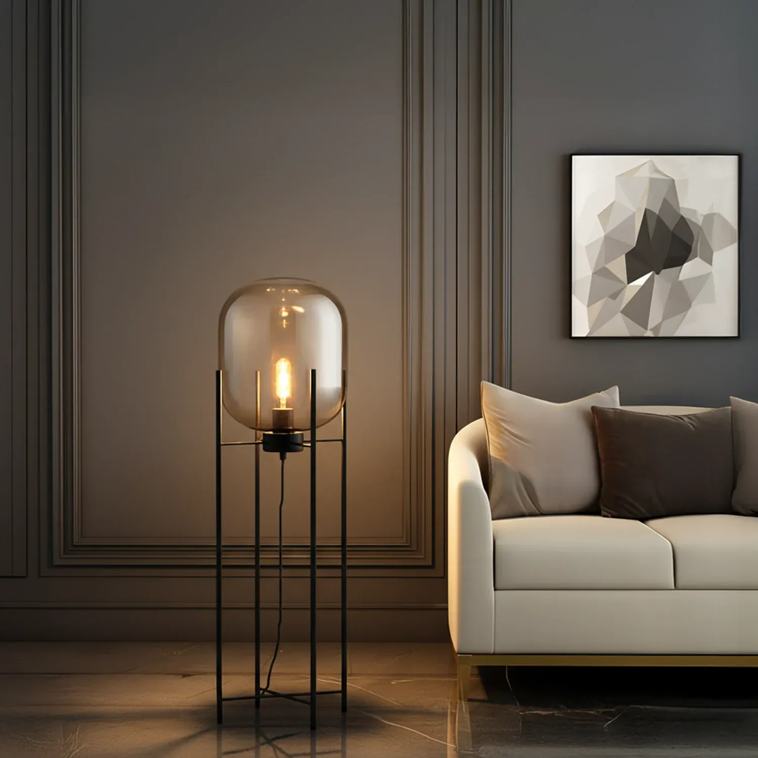solara capsule floor lamp solara capsule floor lamp