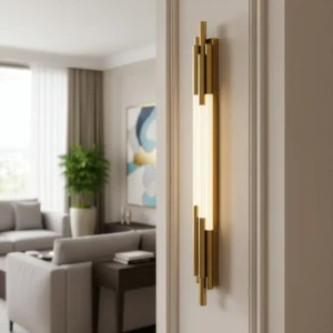 opulent column wall light